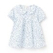 キリンのソフィー(Sophie la girafe)の花柄天竺半袖Tシャツ ブルー(091)
