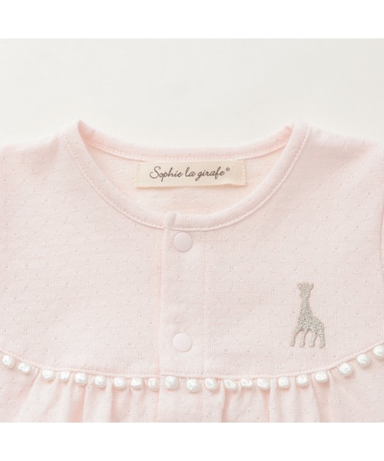 キリンのソフィー(Sophie la girafe)のレース半袖2WAYオール3