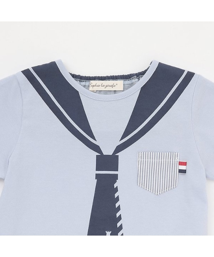 キリンのソフィー(Sophie la girafe)のセーラープリント半袖Tシャツ2