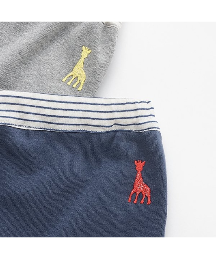 キリンのソフィー(Sophie la girafe)の7分丈リラックスパンツ3