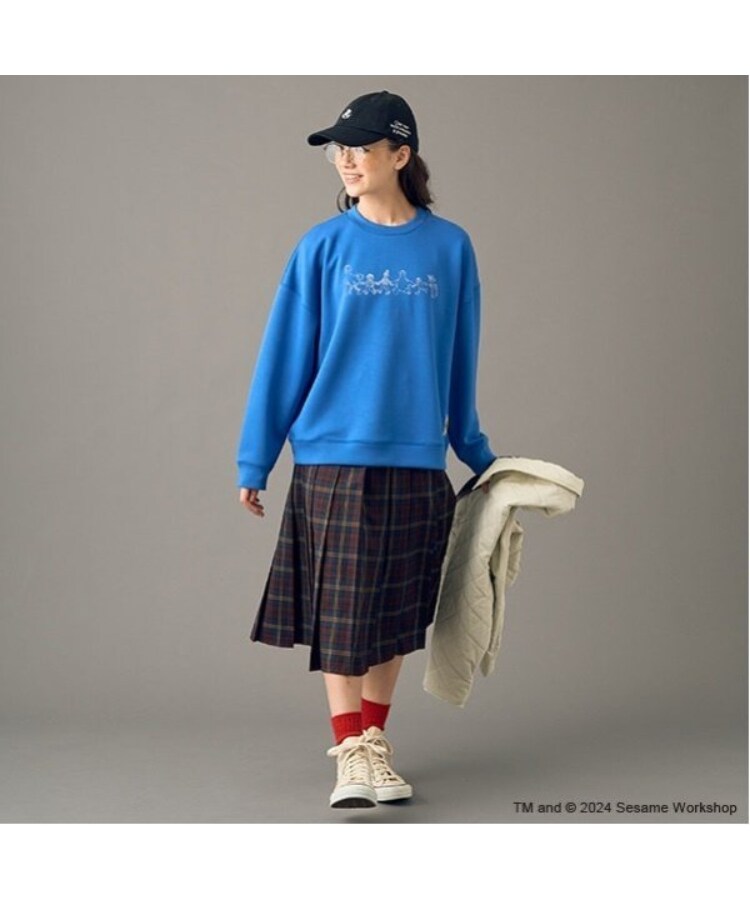 ポンポネット アミ(POM PONETTE AMI)の【AMI】セサミストリートダンボールプルオーバー15