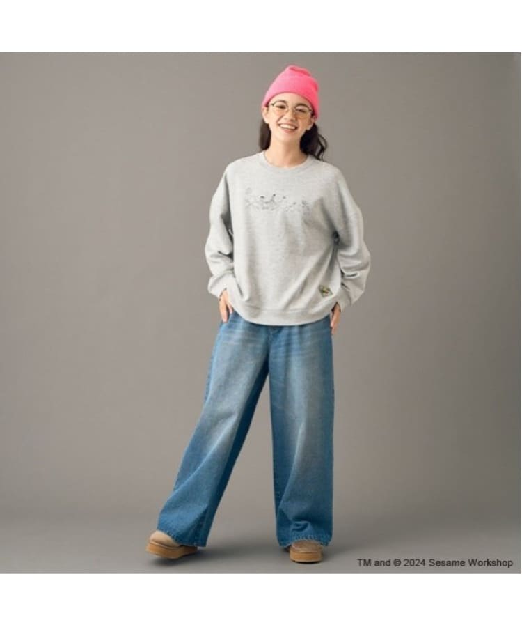 ポンポネット アミ(POM PONETTE AMI)の【AMI】セサミストリートダンボールプルオーバー19
