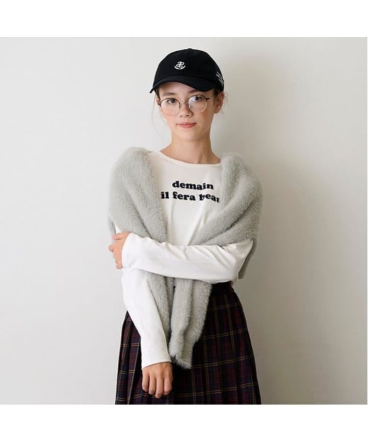 ポンポネット アミ(POM PONETTE AMI)の【AMI】シャギーニットロンTセット18