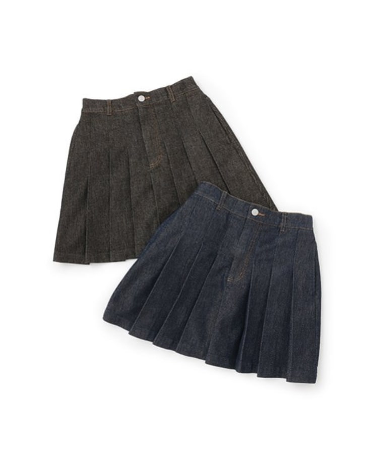 ポンポネット アミ(POM PONETTE AMI)の【AMI】刺しゅう入りラメデニムスカパン12
