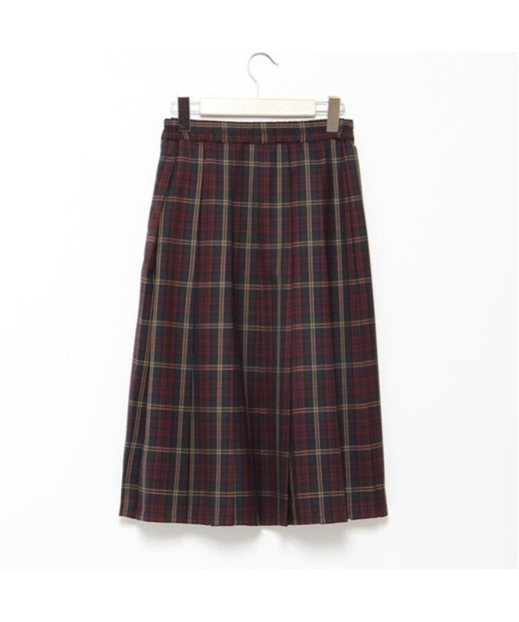 ポンポネット アミ(POM PONETTE AMI)の【AMI】ミドル丈チェックプリーツスカート1