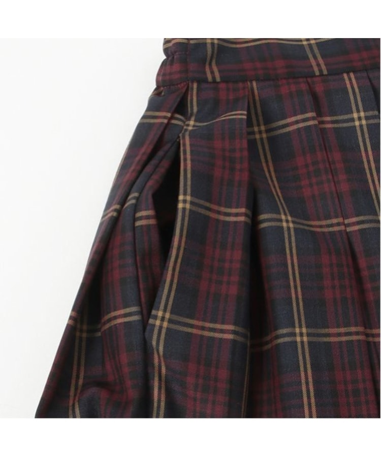 ポンポネット アミ(POM PONETTE AMI)の【AMI】ミドル丈チェックプリーツスカート6