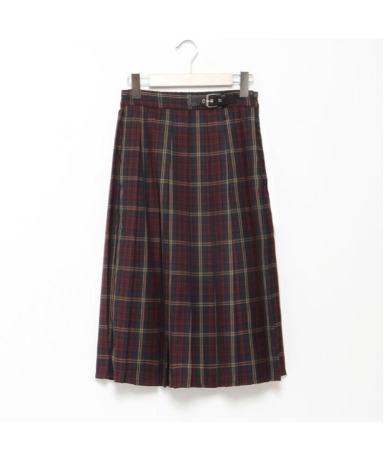 ポンポネット アミ(POM PONETTE AMI)の【AMI】ミドル丈チェックプリーツスカート10