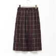 ポンポネット アミ(POM PONETTE AMI)の【AMI】ミドル丈チェックプリーツスカート1