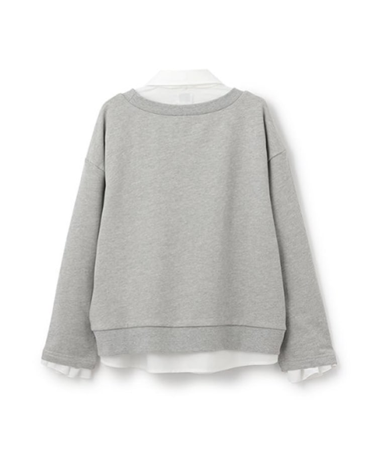 ポンポネット アミ(POM PONETTE AMI)の【AMI】ボートネックプルオーバー　ボウタイブラウスセット1