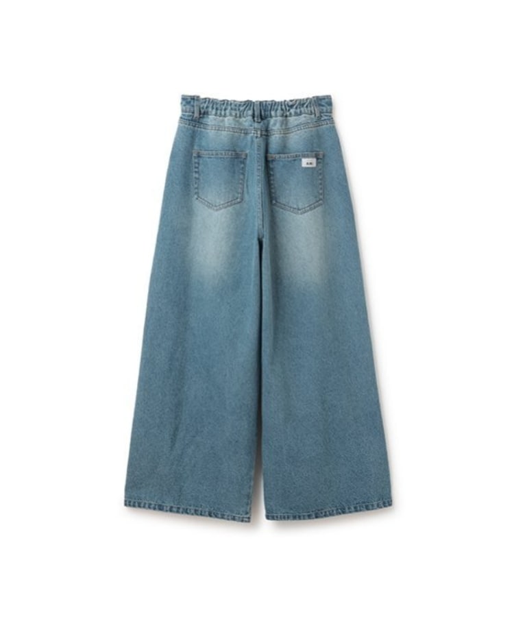 ポンポネット アミ(POM PONETTE AMI)の【AMI】パールフックデニムワイドパンツ1