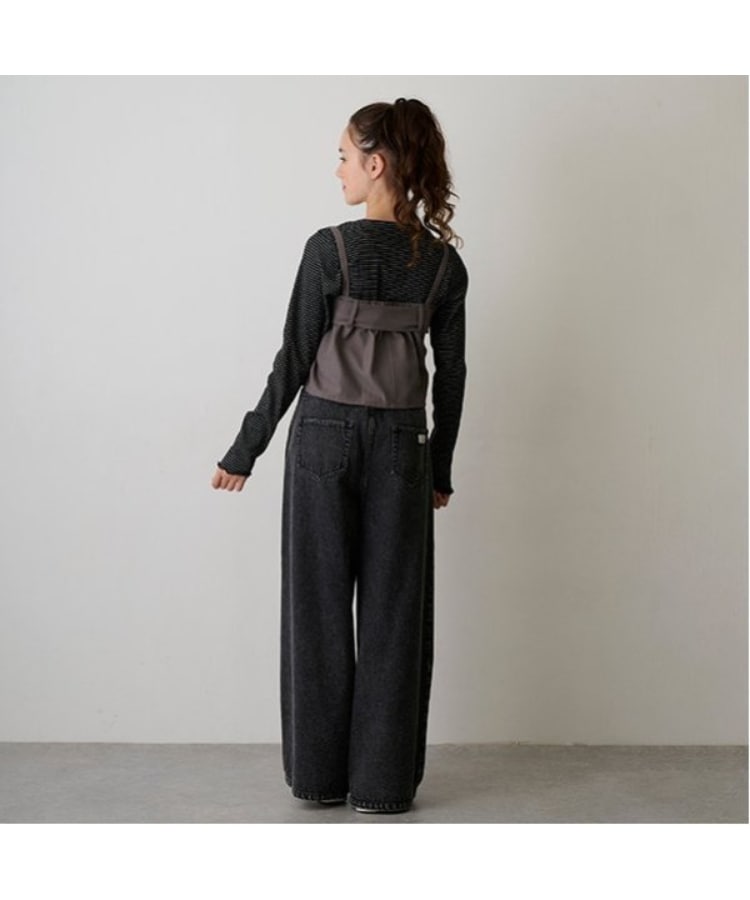 ポンポネット アミ(POM PONETTE AMI)の【AMI】パールフックデニムワイドパンツ13
