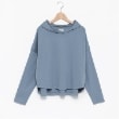 ポンポネット アミ(POM PONETTE AMI)の【AMI】ショルダータックパーカ ブルー(091)