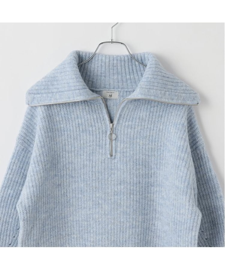 ポンポネット アミ(POM PONETTE AMI)の【AMI】セーラージップニットプルオーバー2