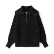 ポンポネット アミ(POM PONETTE AMI)の【AMI】セーラージップニットプルオーバー ブラック(219)