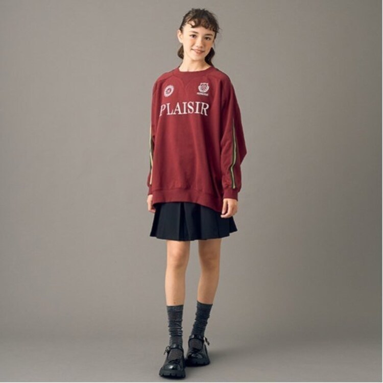 ポンポネット アミ(POM PONETTE AMI)の【AMI】ウエスト折り返しプリーツスカパン その他