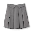 ポンポネット アミ(POM PONETTE AMI)の【AMI】ウエスト折り返しプリーツスカパン10
