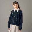 ポンポネット アミ(POM PONETTE AMI)の【AMI】猫総柄ジャカード衿付きニット22