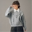 ポンポネット アミ(POM PONETTE AMI)の【AMI】猫総柄ジャカード衿付きニット25
