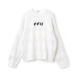 ポンポネット アミ(POM PONETTE AMI)の【AMI】メッシュシャドウボーダーニットプルオーバー33