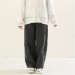 ポンポネット アミ(POM PONETTE AMI)の【ニコ☆プチ掲載】【AMI】ベルト付きバレルシルエットパンツ ブラック(219)