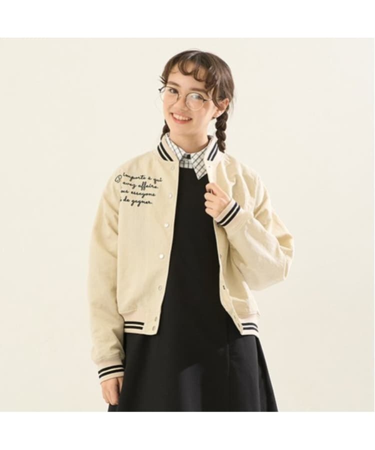 ポンポネット アミ(POM PONETTE AMI)の【AMI】【はっ水】ラインリブスタジャン15