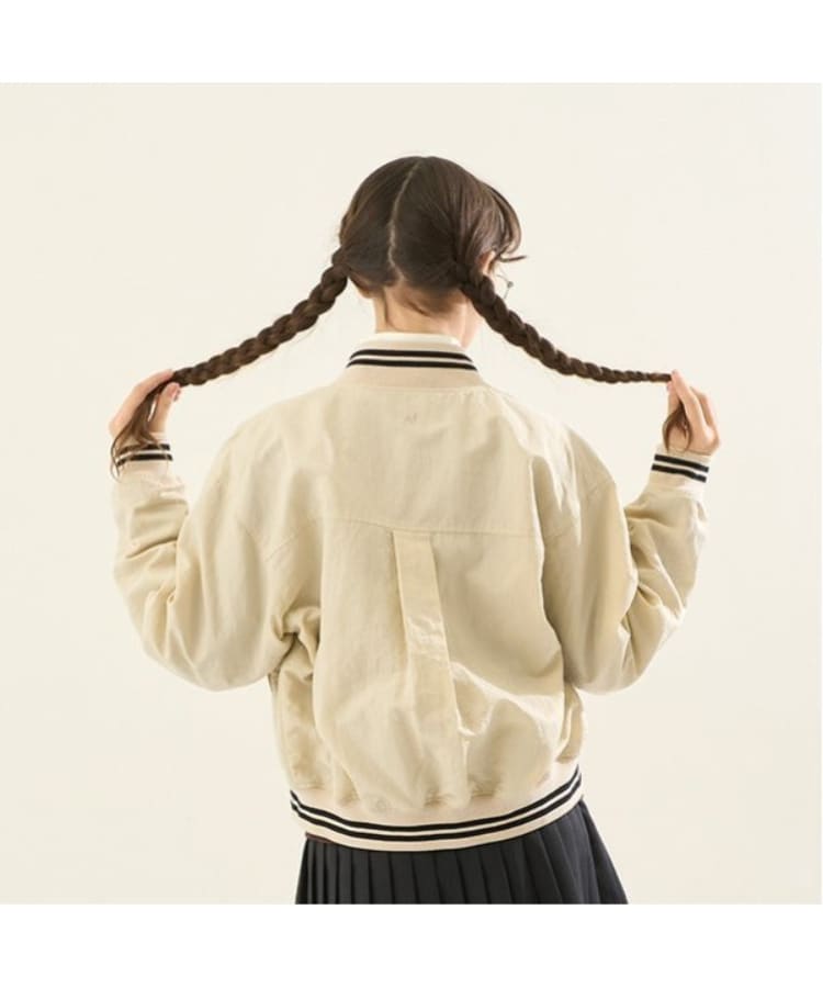ポンポネット アミ(POM PONETTE AMI)の【AMI】【はっ水】ラインリブスタジャン18