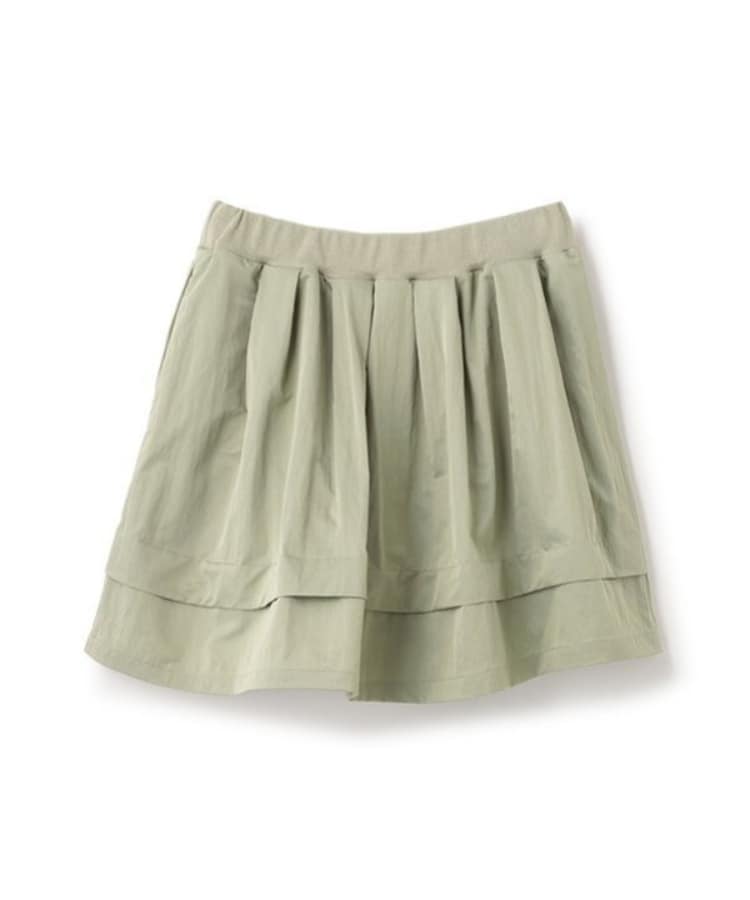 ポンポネット アミ(POM PONETTE AMI)の【Cuugal掲載】【AMI】【はっ水】ウエストリブ裾タックスカート1