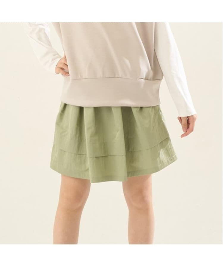 ポンポネット アミ(POM PONETTE AMI)の【Cuugal掲載】【AMI】【はっ水】ウエストリブ裾タックスカート14
