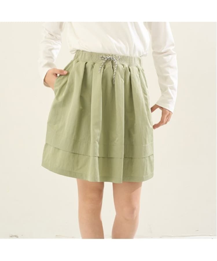 ポンポネット アミ(POM PONETTE AMI)の【Cuugal掲載】【AMI】【はっ水】ウエストリブ裾タックスカート15