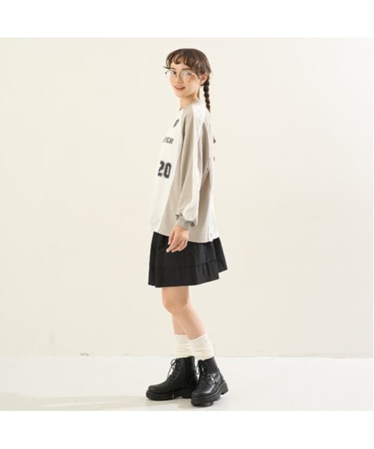 ポンポネット アミ(POM PONETTE AMI)の【Cuugal掲載】【AMI】【はっ水】ウエストリブ裾タックスカート23