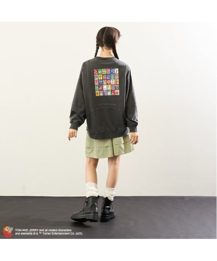 ポンポネット アミ(POM PONETTE AMI)の【Cuugal掲載】【AMI】【はっ水】ウエストリブ裾タックスカート34