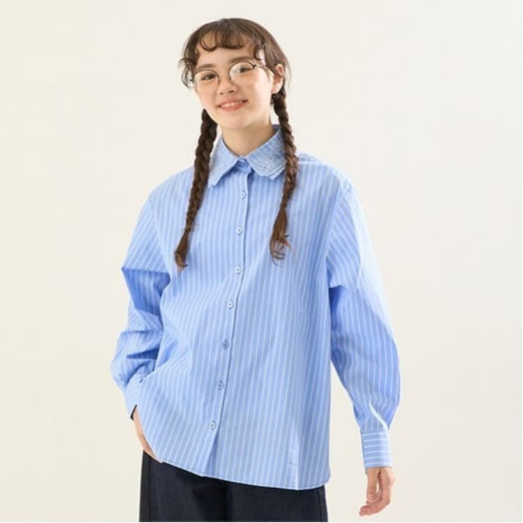ポンポネット アミ(POM PONETTE AMI)の【AMI】ダブルラペルシャツ シャツ・ブラウス