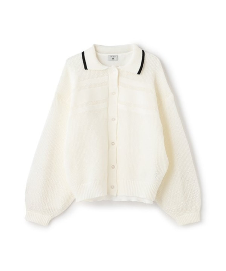 ポンポネット アミ(POM PONETTE AMI)の【AMI】ライン衿メッシュカーデ×ロンTセット11