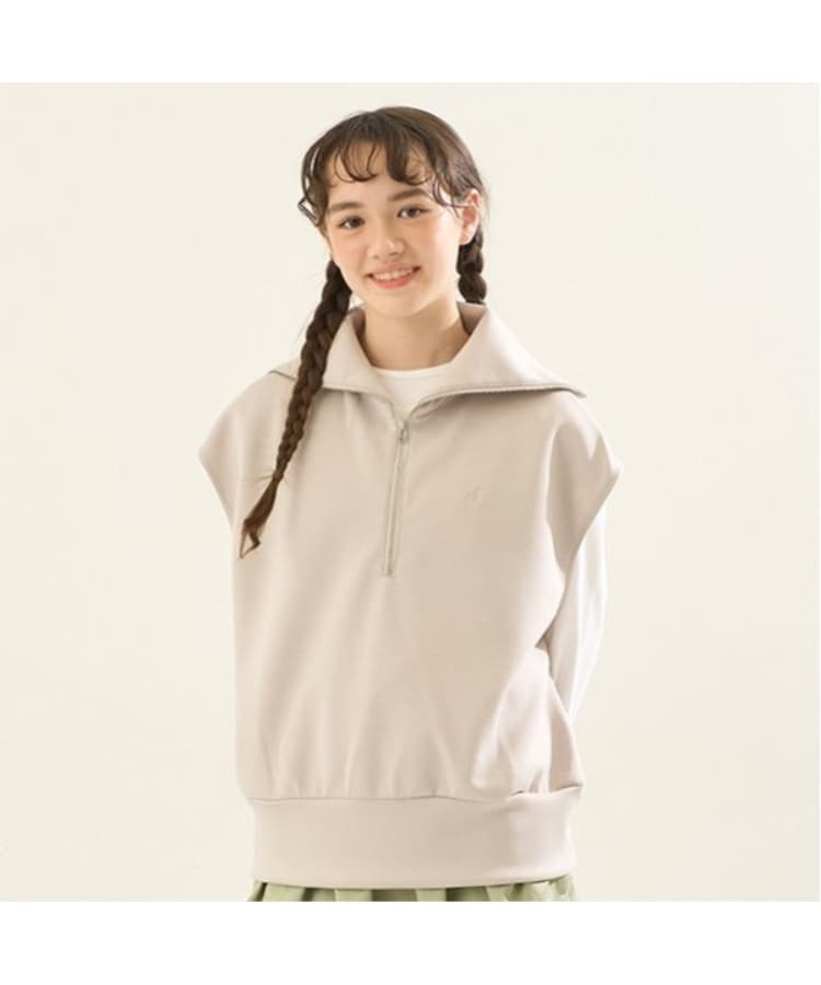 ポンポネット アミ(POM PONETTE AMI)の【AMI】セーラーハーフジップダンポールベスト×ロンT15