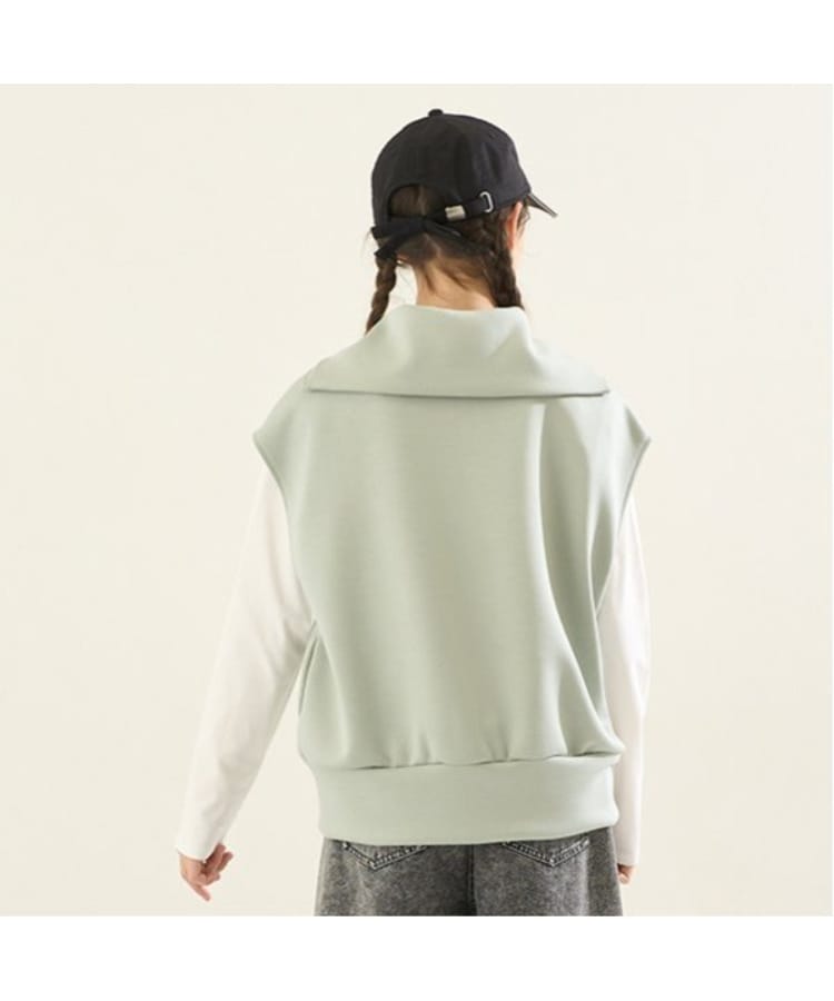 ポンポネット アミ(POM PONETTE AMI)の【AMI】セーラーハーフジップダンポールベスト×ロンT18