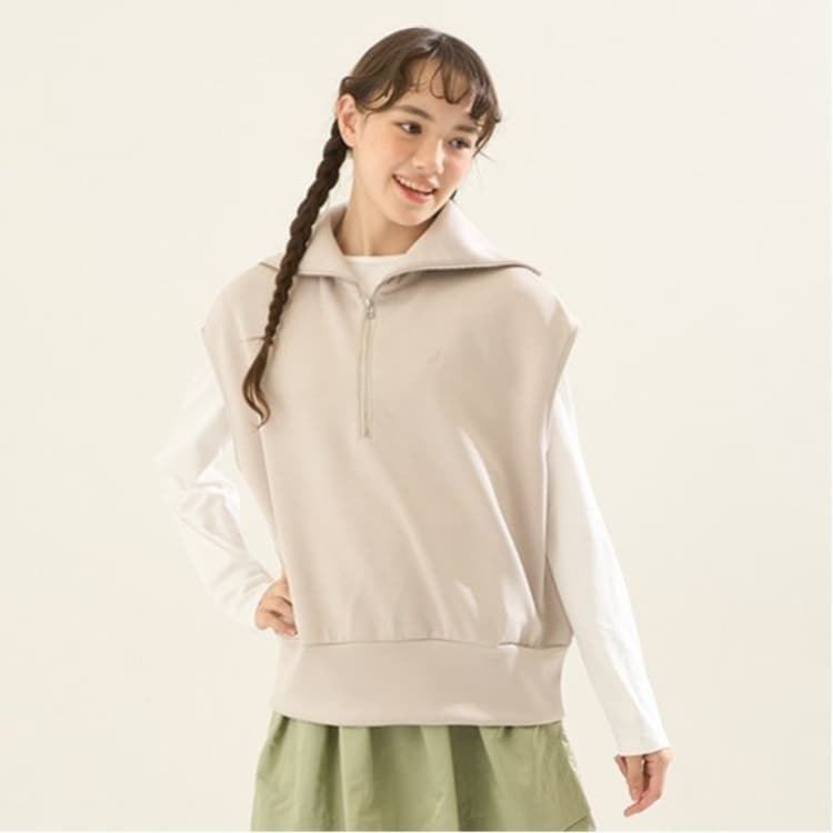 ポンポネット アミ(POM PONETTE AMI)の【AMI】セーラーハーフジップダンポールベスト×ロンT Ｔシャツ