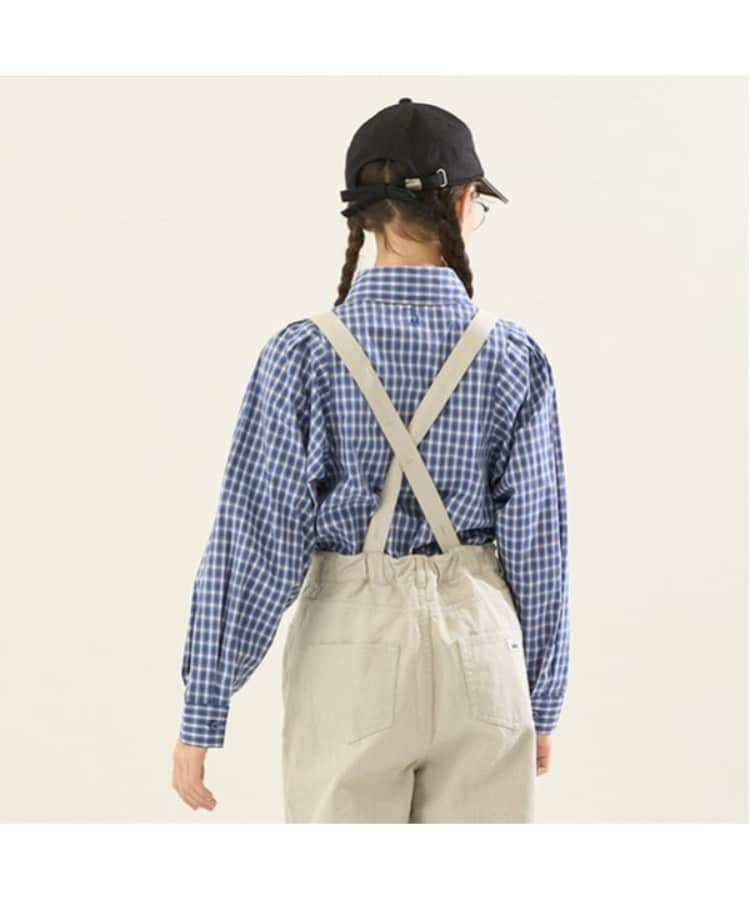 ポンポネット アミ(POM PONETTE AMI)の【AMI】ボリュームスリーフチェックブラウス8