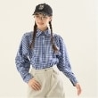 ポンポネット アミ(POM PONETTE AMI)の【AMI】ボリュームスリーフチェックブラウス4