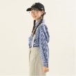 ポンポネット アミ(POM PONETTE AMI)の【AMI】ボリュームスリーフチェックブラウス7