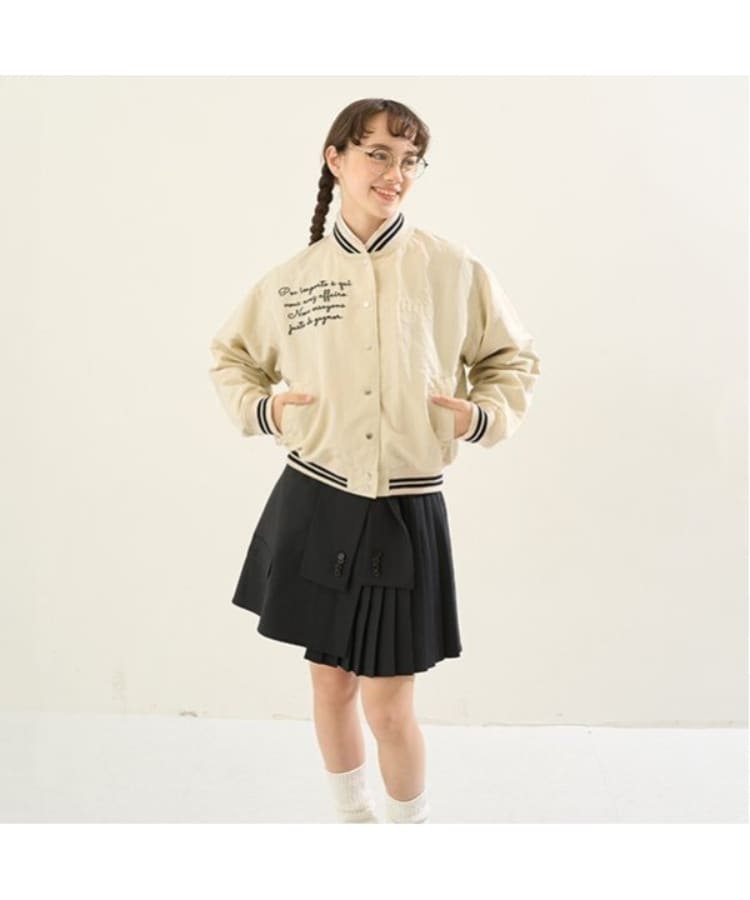 ポンポネット アミ(POM PONETTE AMI)の【AMI】腰巻プリーツスカパン17