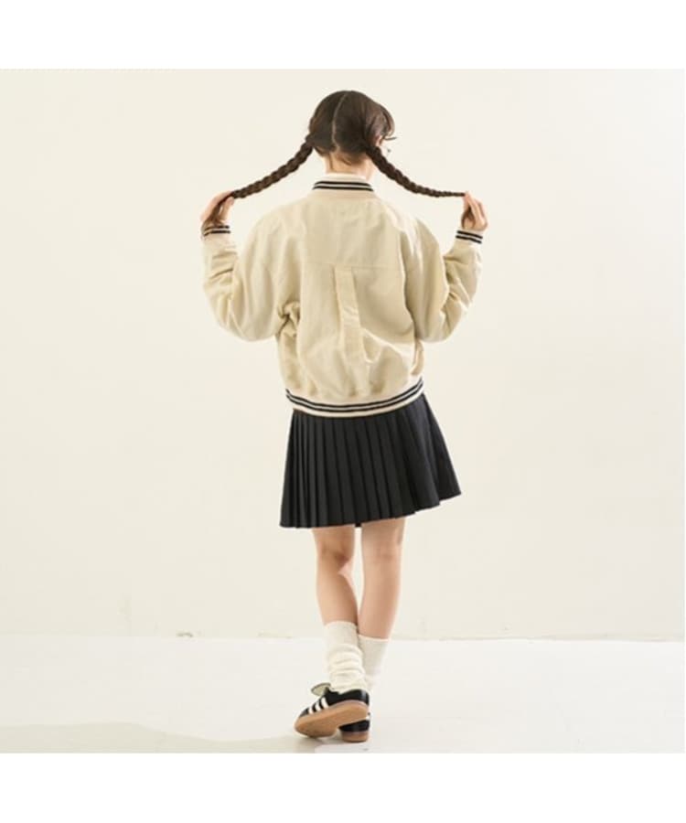 ポンポネット アミ(POM PONETTE AMI)の【AMI】腰巻プリーツスカパン19