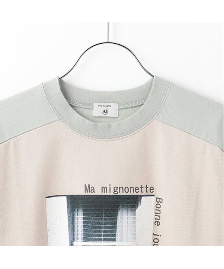 ポンポネット アミ(POM PONETTE AMI)の【AMI】バイカラー転写ビッグTシャツ11