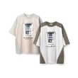ポンポネット アミ(POM PONETTE AMI)の【AMI】バイカラー転写ビッグTシャツ7
