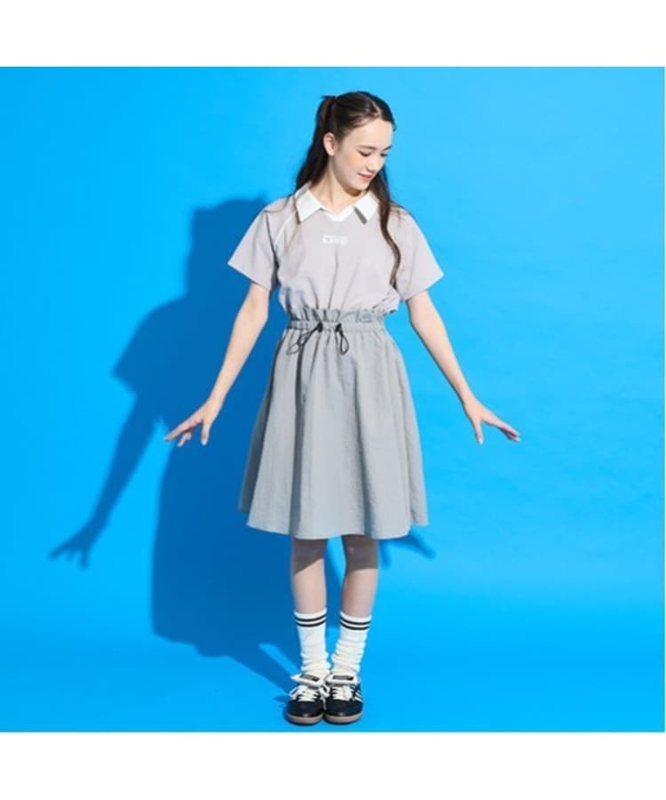 ポンポネット アミ(POM PONETTE AMI)の【AMI】【はっ水】ドッキングゲームシャツワンピース3