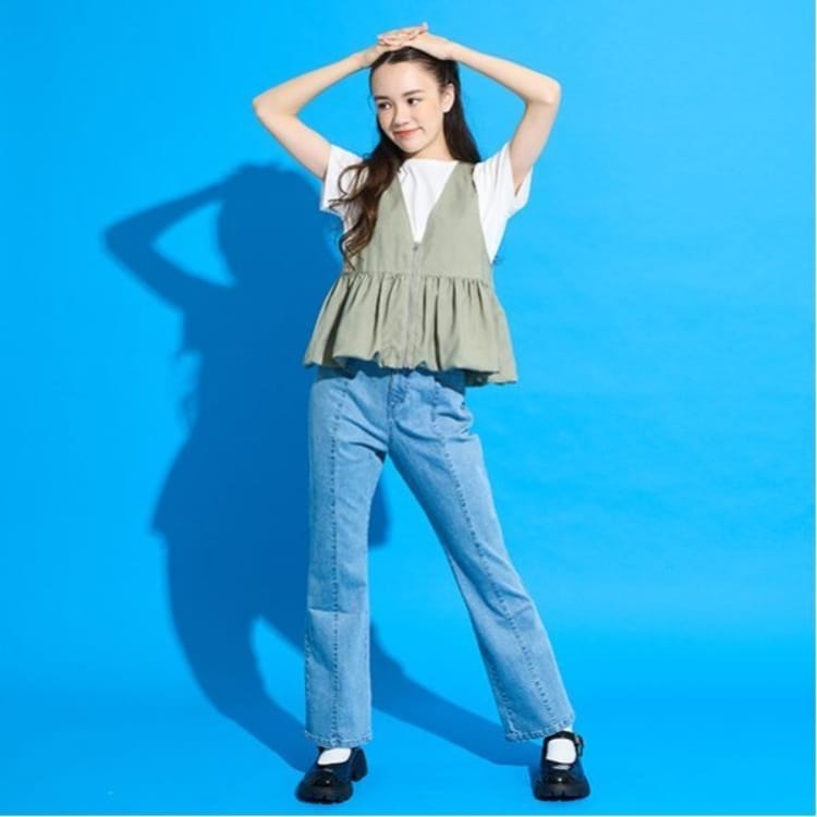 ポンポネット アミ(POM PONETTE AMI)の【AMI】デニムフレアパンツ その他
