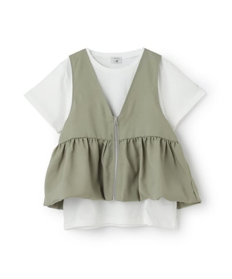 ポンポネット アミ(POM PONETTE AMI)の【AMI】バルーンベスト×Tシャツセット13
