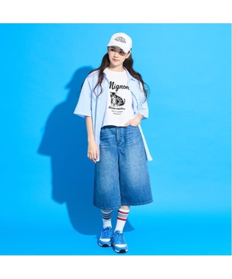 ポンポネット アミ(POM PONETTE AMI)の【大好評により新色追加】【AMI】5分袖ビッグシャツ×コンパクトTシャツ20