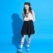 ポンポネット アミ(POM PONETTE AMI)の【AMI】腰巻シャツ風スカパン3