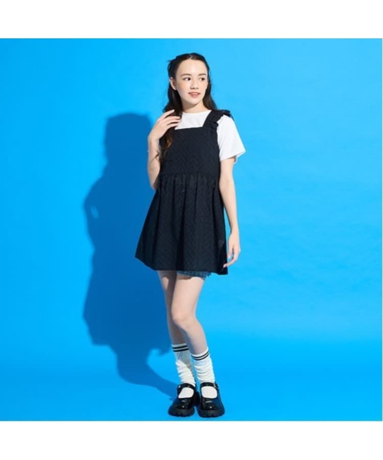 ポンポネット アミ(POM PONETTE AMI)の【Cuugal掲載】【AMI】カットワーク刺しゅうレースチュニック×インナーTシャツセット10
