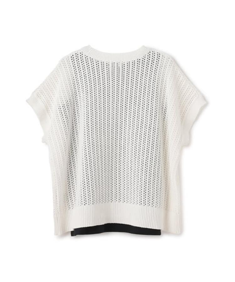 ポンポネット アミ(POM PONETTE AMI)の【AMI】メッシュロゴニット×インナーセット1